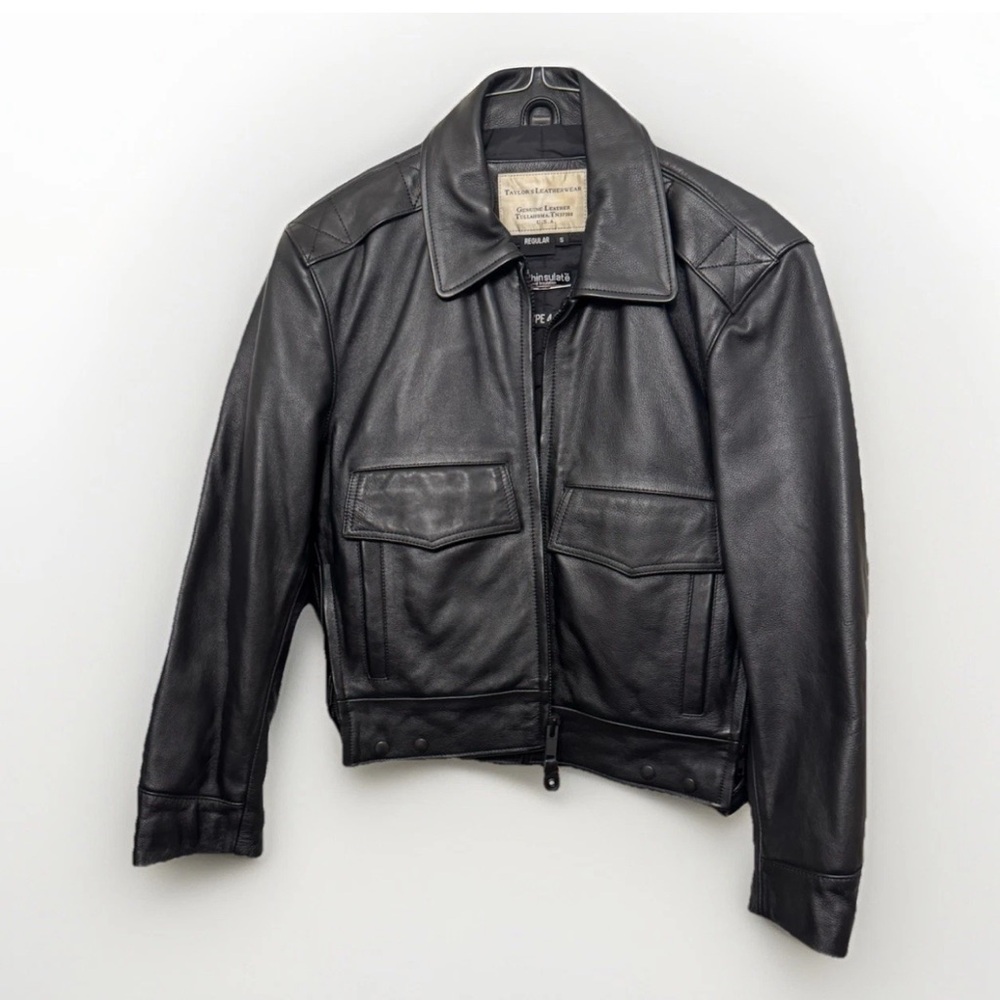 Taylor’s Leatherwear 4461 Indianapolis Police Jacket Black Civilian Regular S